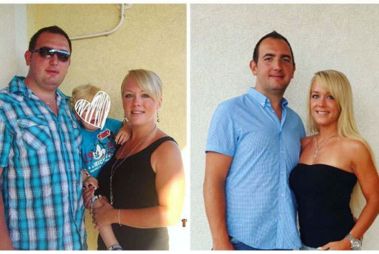 picures of couples before and after losing weight together page 8